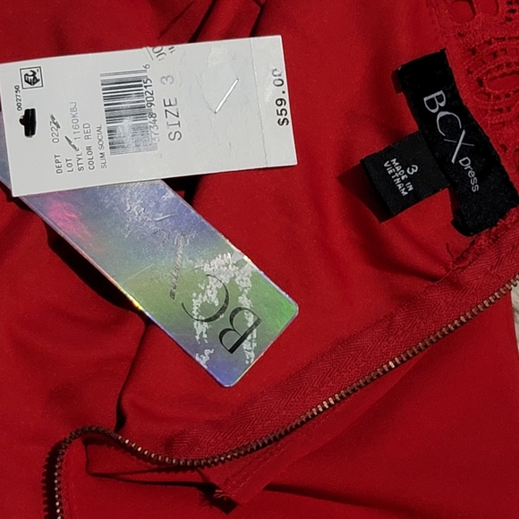 BCX junior Lace-Trim Off Shoulder Dress - Picture 7 of 7